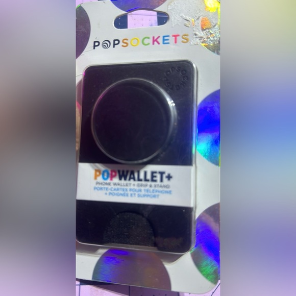 PopSockets PopWallet + Phone Wallet & Grip With Stand Black - Picture 3 of 3